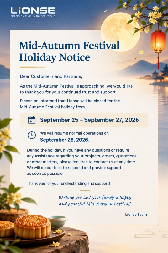 Avviso festivo del Festival di metà autunno