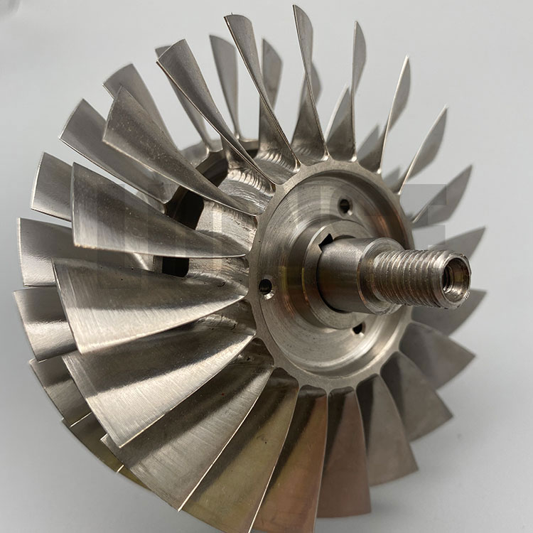 Giranti in titanio della fresatura CNC